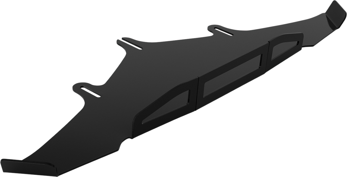 Show Chrome engine scuff plate 41-407 by Bill's Exhausts, featuring polished chrome finish and durable metal construction.