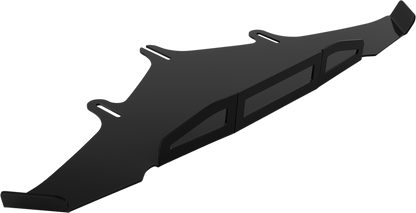 Show Chrome engine scuff plate 41-407 by Bill's Exhausts, featuring polished chrome finish and durable metal construction.