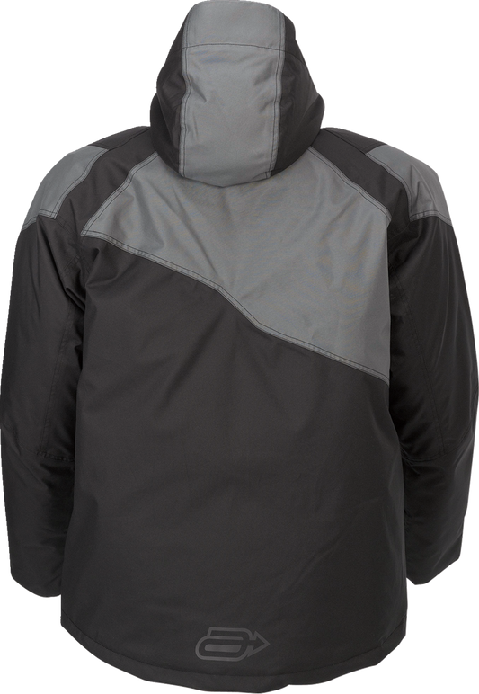 Bill's Exhausts ARCTIVA Pivot 5 Hooded Jacket in black and gray, 3XL, featuring a lightweight, insulated design with a hood.