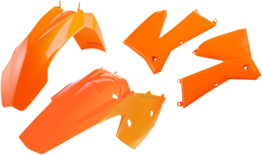 Acerbis standard replacement body kit for motorcycles, OEM 2041030206, with body panels in a natural finish.