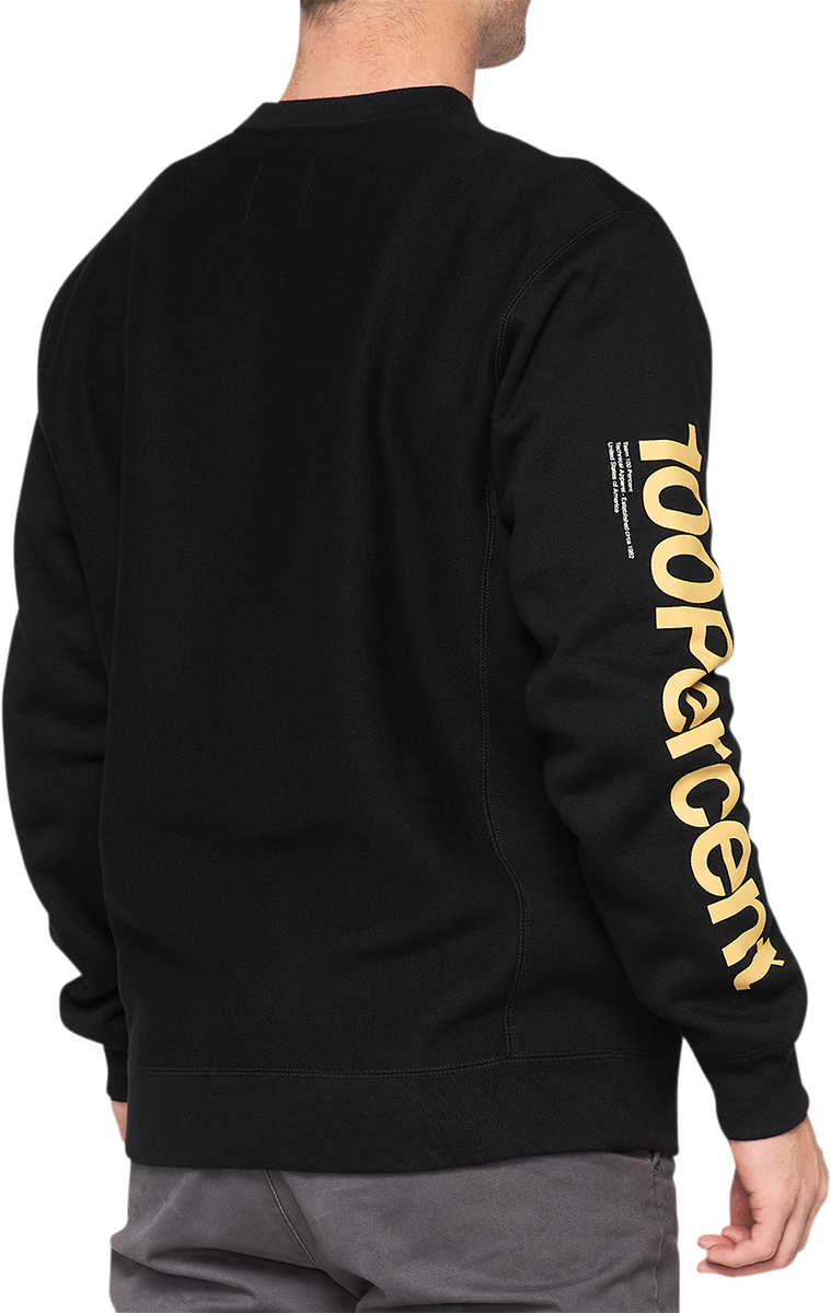 100% Rend Long-Sleeve Fleece - Black - Small 36041-001-10 - Howling Moto