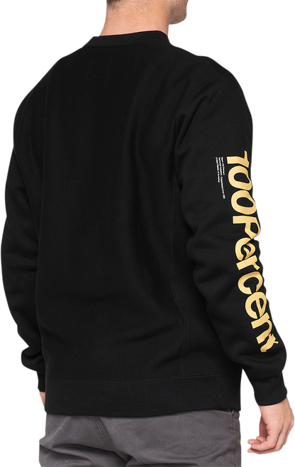 100% Rend Long-Sleeve Fleece - Black - Small 36041-001-10 - Howling Moto