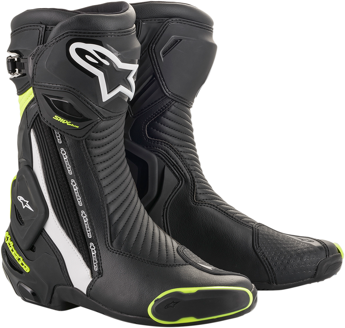 ALPINESTARS SMX+ Boots - Black/White/Yellow Fluorescent - US 7.5 / EU 41 2221019-125-41 - Howling Moto