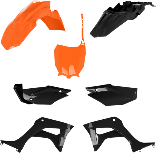 ACERBIS Full Replacement Body Kit - Orange/Black 	CRF110F 2019-2023 2861935225 - Howling Moto