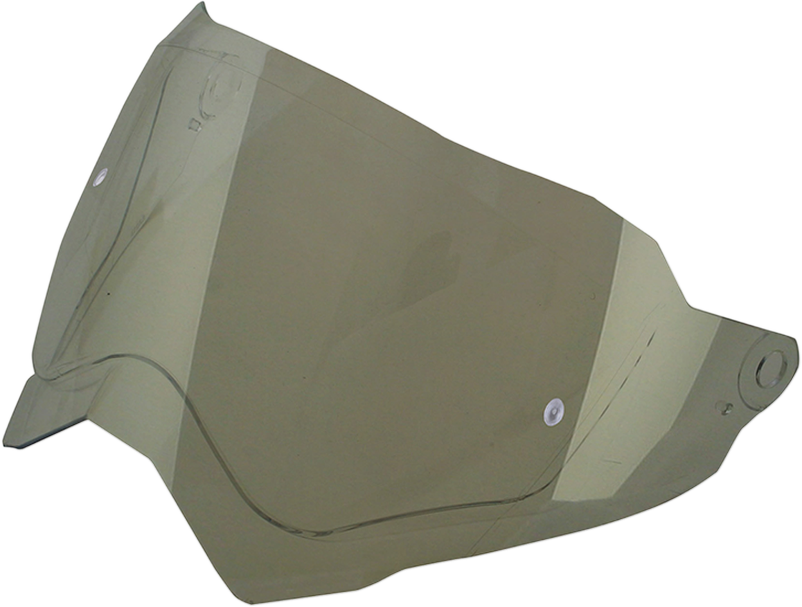 Bill's Exhausts AFX FX-41DS helmet with Pinlock shield featuring gold mirror visor.