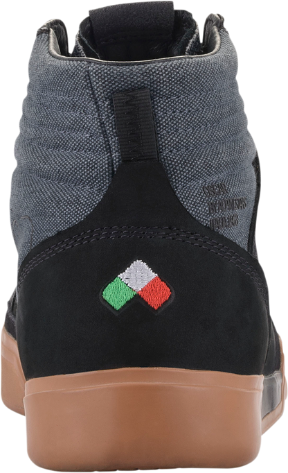 Black Alpinestars Grange Shoes in US 10.5, showing the stylish design and sneaker style with laces and logo details.