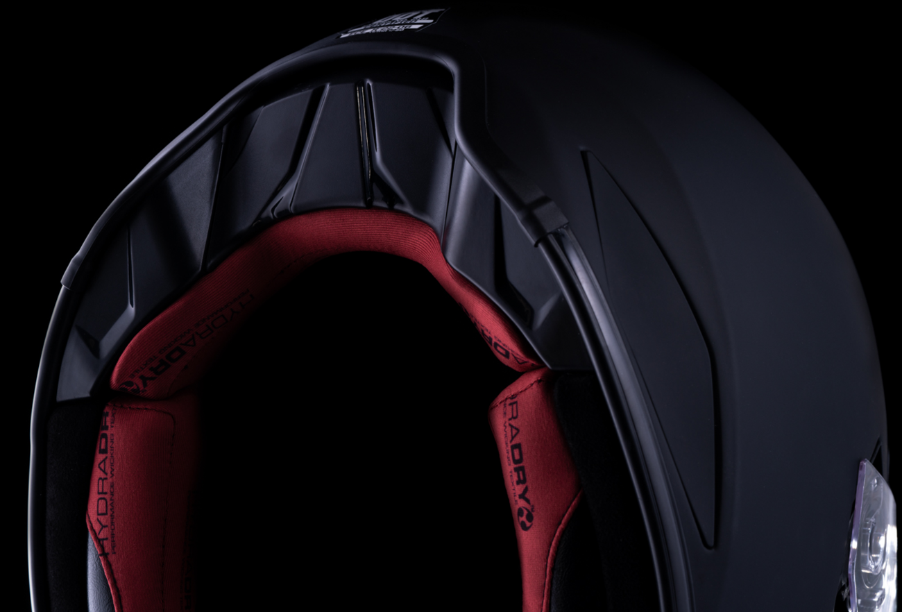 Bill's Exhausts ICON Domain™ Helmet in rubatone finish, small size, showing sleek, aerodynamic design with ventilation features.