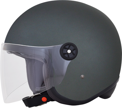 Bill's Exhausts AFX FX-143 helmet in Frost Gray, XL size, showing the sleek helmet design with ventilation vents and smooth finish.