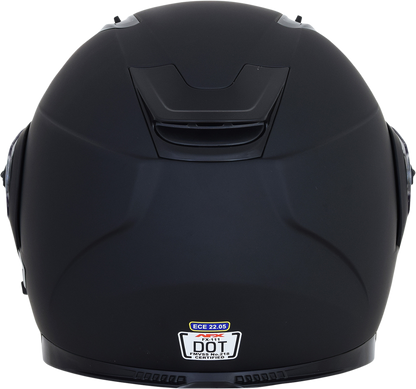 Matte black AFX FX-111 helmet in 2XL size, featuring sleek design and safety features, from Bill's Exhausts.