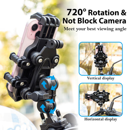 EMERK Phone Mount Holder for Motor and Bike - Howling Moto