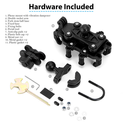 EMERK Phone Mount Holder for Motor and Bike - Howling Moto