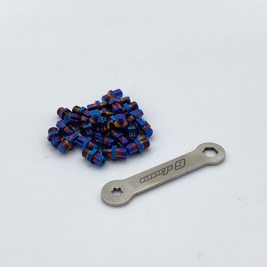 Titanium Elite Foot Peg Screws (Collective) - Howling Moto