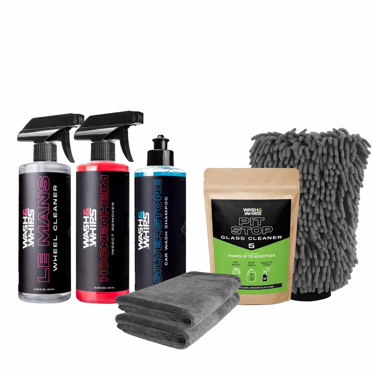 WASH&WHIPS New Car Care Kit - Howling Moto