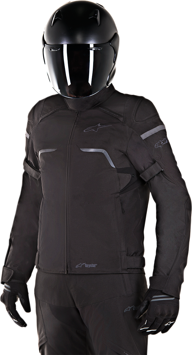 Black Alpinestars Hyper Drystar® motorcycle jacket in small size, featuring protective design and durable fabric.
