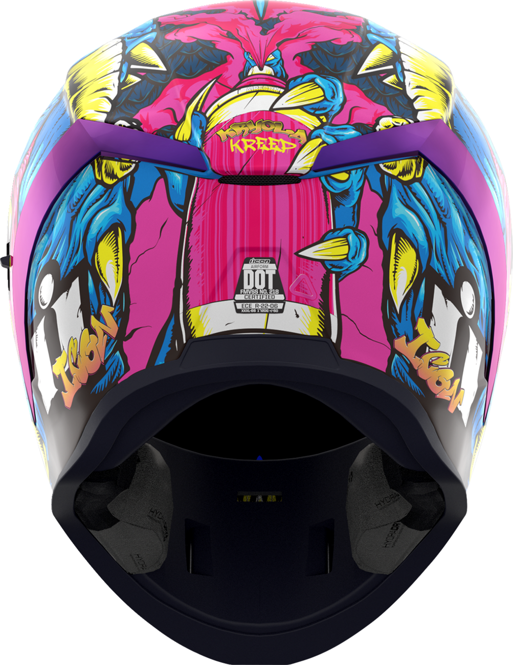 Blue ICON Airform™ Helmet Kryola Kreep MIPS® in small size showing the helmet's sleek design and ventilation vents.