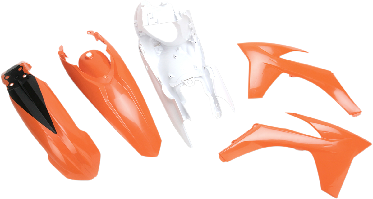 A detailed view of the Acerbis Standard Replacement Body Kit for motorcycles, showing the body panels and construction details.