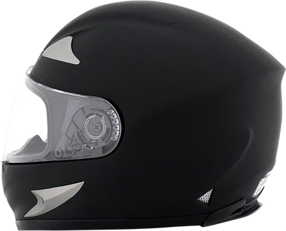 Bill's Exhausts AFX FX-Magnus helmet in flat black, 3XL size, featuring a sleek motorcycle helmet design with vent details.