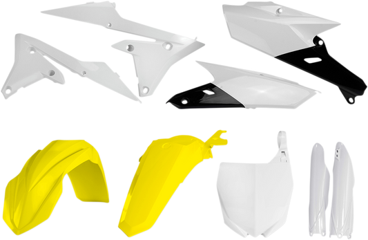 ACERBIS Full Replacement Body Kit - 60th Anniversary Yellow/White 2374181070 - Howling Moto
