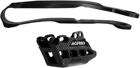ACERBIS Chain Guide 2.0 and Slider Kit - Kawasaki KX250F/KX450F - Black 2466040001 - Howling Moto