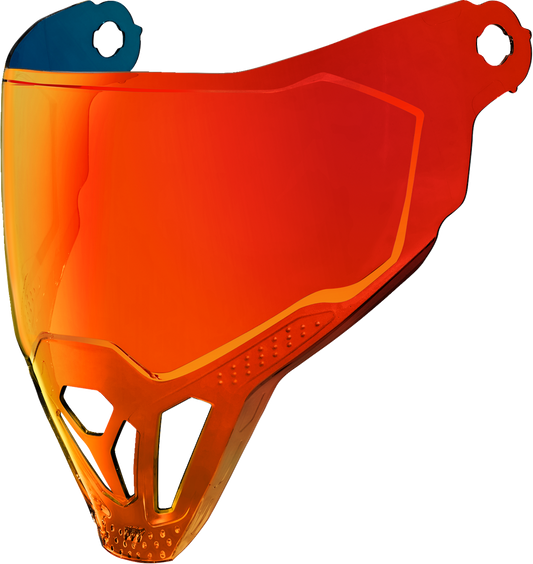 ICON Airflite™ ForceShield™ helmet part in sunset color, designed for motorcycle helmets from Bill's Exhausts.