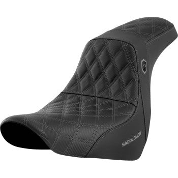 SADDLEMEN Pro Series SDC Performance Seat - without Backrest - Gray Stitch - FL/FX '18-'20 SC81829GRE - Howling Moto