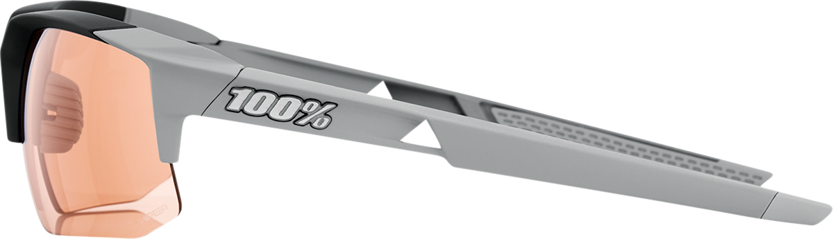 100% Speedcoupe Sunglasses - Stone Gray - Coral Mirror 61031-289-79 - Howling Moto