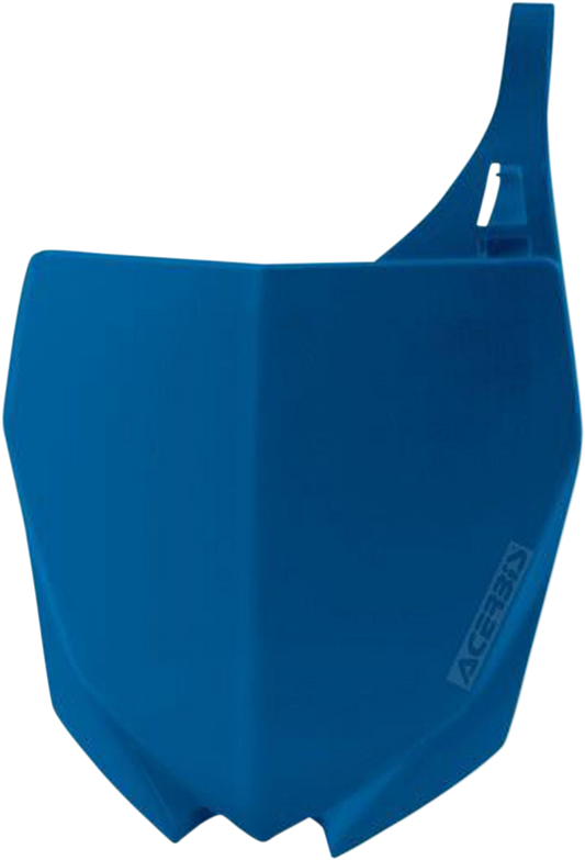 ACERBIS Front Number Plate - YZ Blue 2171750003 - Howling Moto