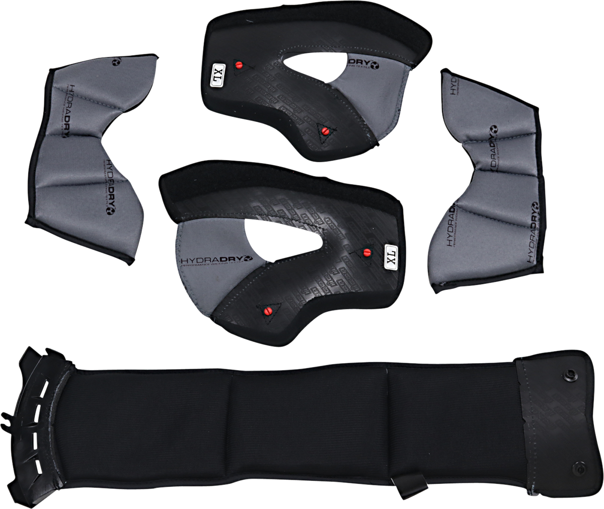 Bill's Exhausts ICON Variant Pro™ interior helmet set, XL/Standard and 2XL/Tight fit, with padding and adjustable straps.