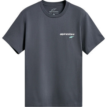 Charcoal ALPINESTARS No Barrier CSF T-Shirt in Medium with brand logo visible on front, casual fit for everyday wear