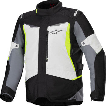 ALPINESTARS ST-1 WP Jacket - Ice Gray/Black/Yellow Fluo - 2XL 3200625-9145-2XL - Howling Moto