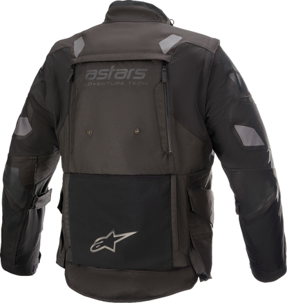Alpinestars Halo Drystar® black riding jacket with large size, featuring protective design and waterproof material.