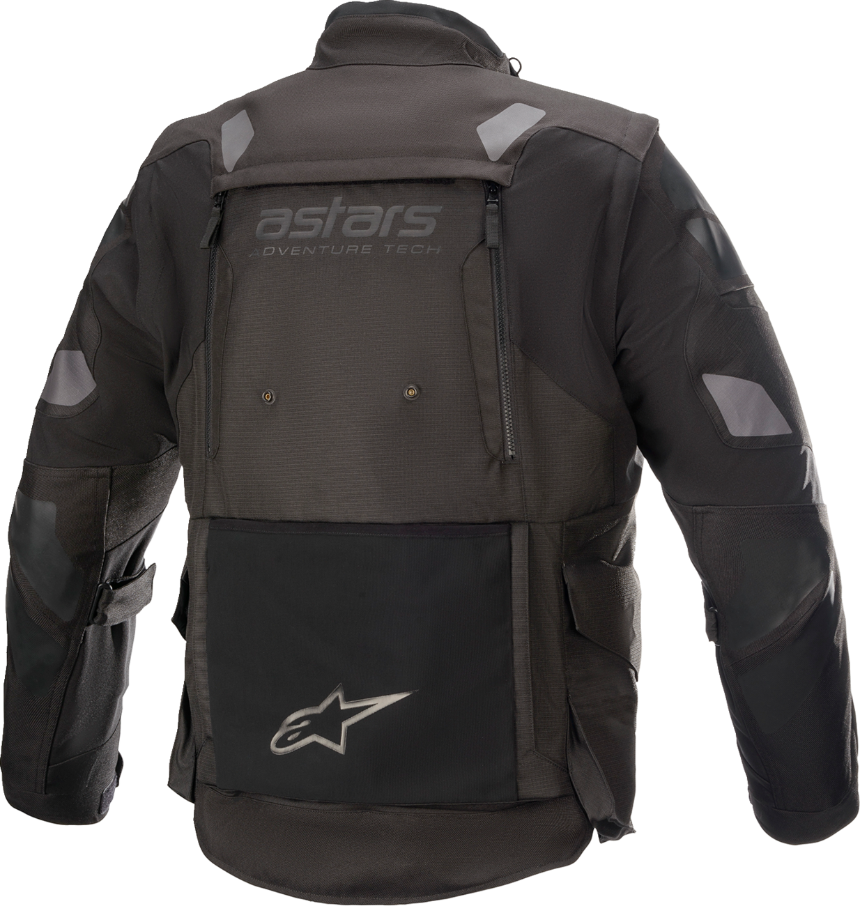 Black ALPINESTARS Halo Drystar® jacket in 2XL, shown with front zipper, adjustable features, and durable textile construction.