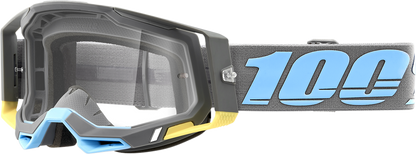 100% Racecraft 2 Goggles - Trinidad - Clear 50009-00008 - Howling Moto