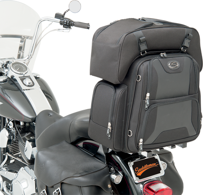 SADDLEMEN FTB3600 Sport Sissy Bar and Combo Bag EX000698 - Howling Moto