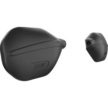 RAM MOUNTS Tough-Mirror™ left and right side mirrors without ball joint, designed for rugged motorcycle or vehicle use.