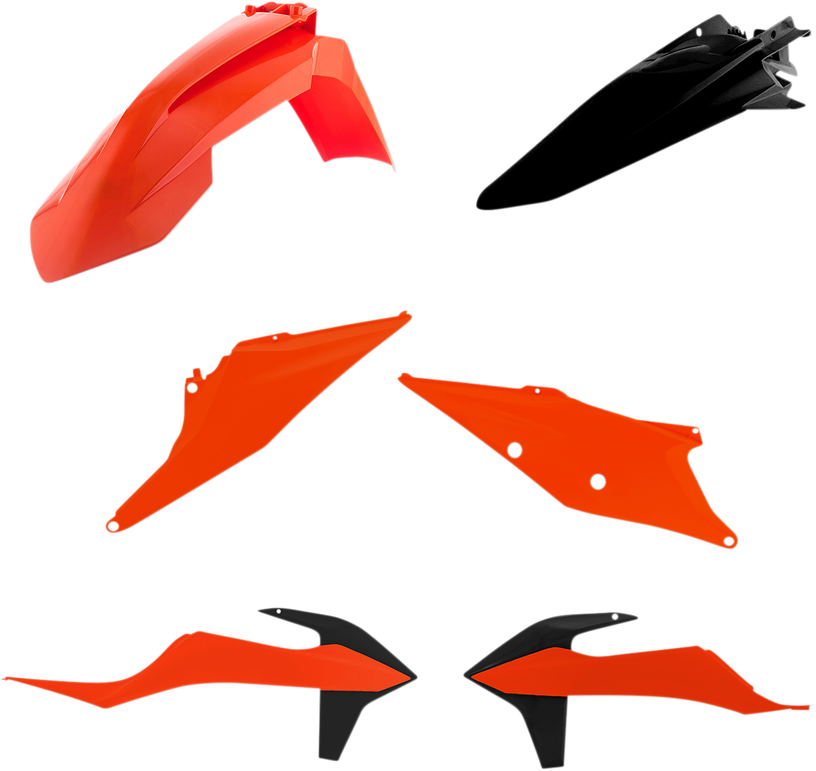 Acerbis standard replacement body kit for motorcycles, featuring OEM parts with aerodynamic design and durable construction.