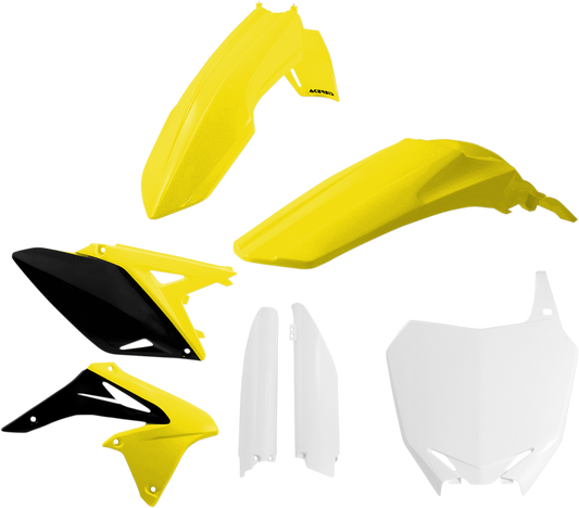 ACERBIS Full Replacement Body Kit - OEM '14 Yellow/White/Black 2198034584 - Howling Moto