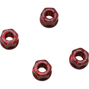 Driven Racing Sprocket Nuts — Honda Grom 2014–2020 | Black, Red & Blue