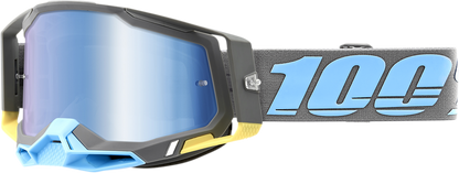 100% Racecraft 2 Goggles - Trinidad - Blue Mirror 50010-00008 - Howling Moto