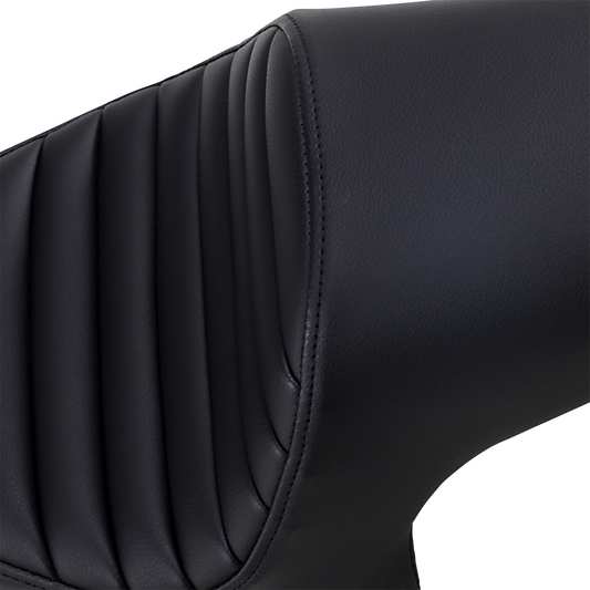 Black SADDLEMEN Profiler 2-Up motorcycle seat with front tuck-n-roll design for Honda Bolt Y13-16-148, by Bill's Exhausts