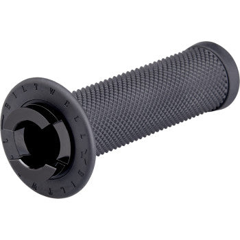 Black BILT WELL Alumicore 7/8 inch motorcycle grips with TBW design, featuring durable aluminum core for comfortable handling.