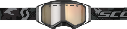 Scott Prospect Snow Cross Goggle in dark gray and black with light-sensitive bronze chrome lens, designed for winter sports.