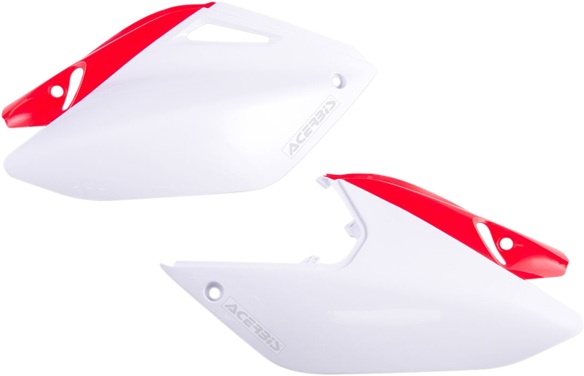 ACERBIS Side Panels - White/Red 2071081030 - Howling Moto