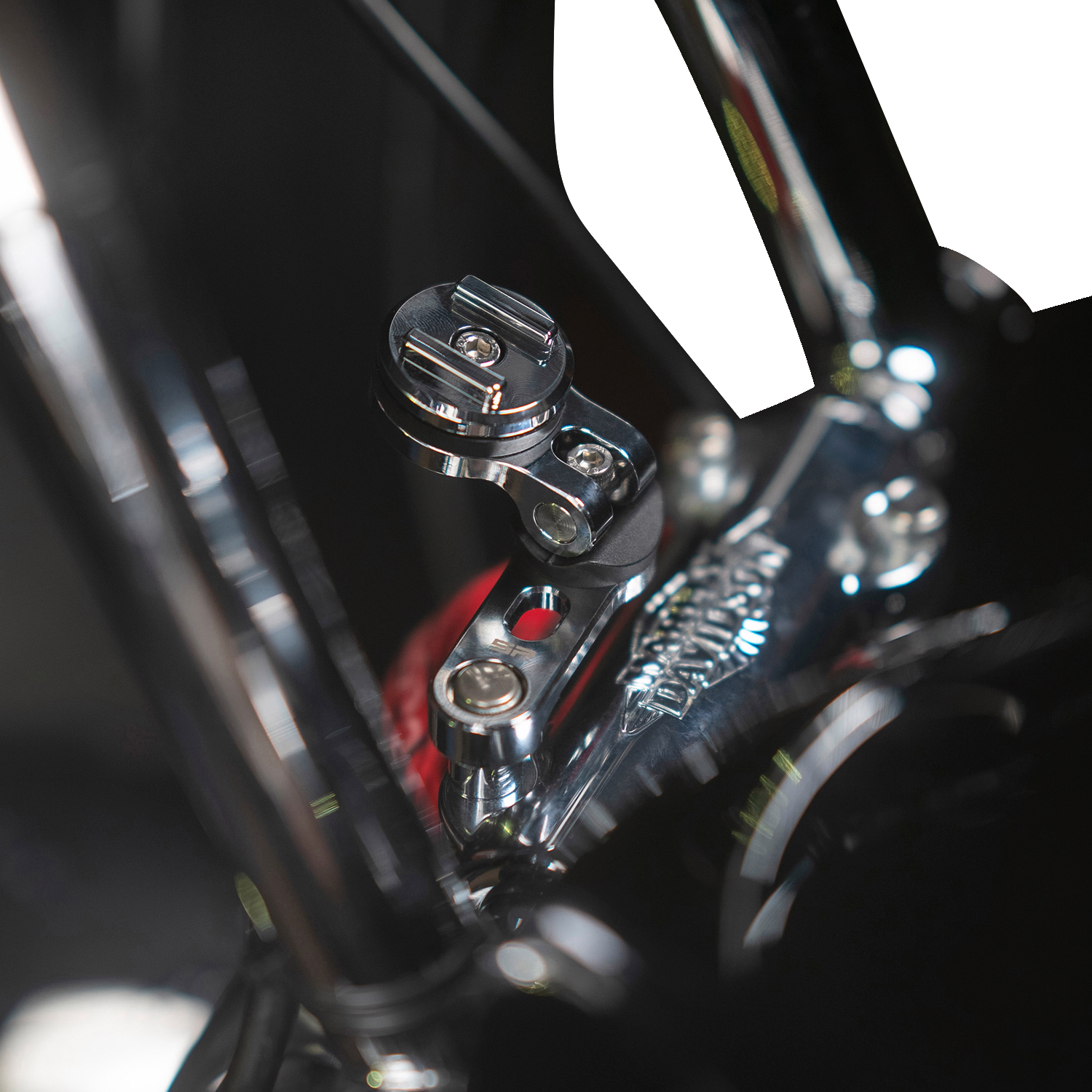 SP CONNECT Phone Mount - Pro - Handlebar Clamp - Chrome 53238 - Howling Moto