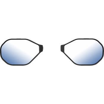 RAM Mounts Tough-Mirror left and right motorcycle mirrors without ball, durable replacement mirrors by Bill's Exhausts.