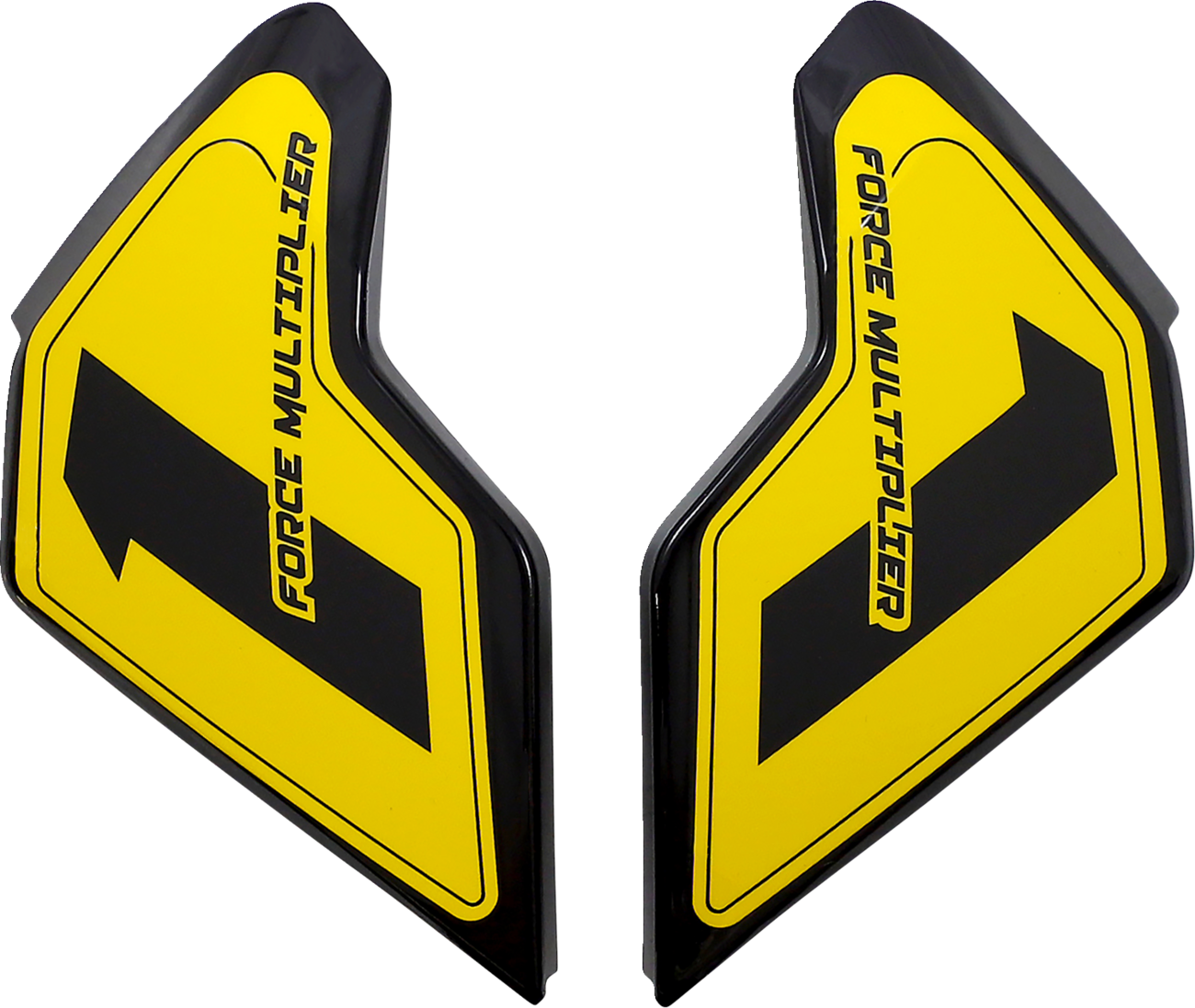 Purple ICON Airflite™ side plates with Quarterflash design for helmets, compatible with Bill's Exhausts helmets.