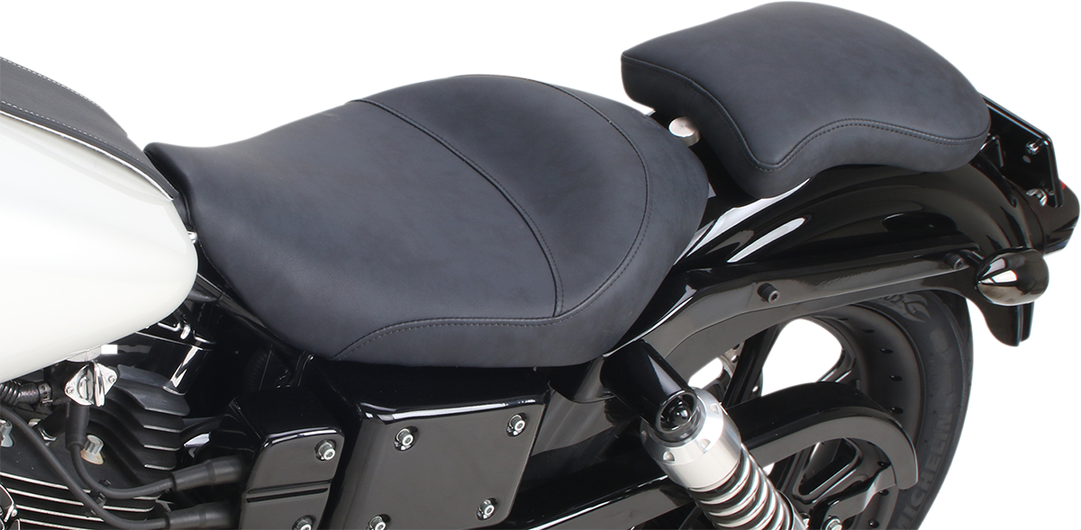 Bill's Exhausts SADDLEMEN contoured brushed S3 pad seat for motorcycles, 9-inch size with ergonomic design.
