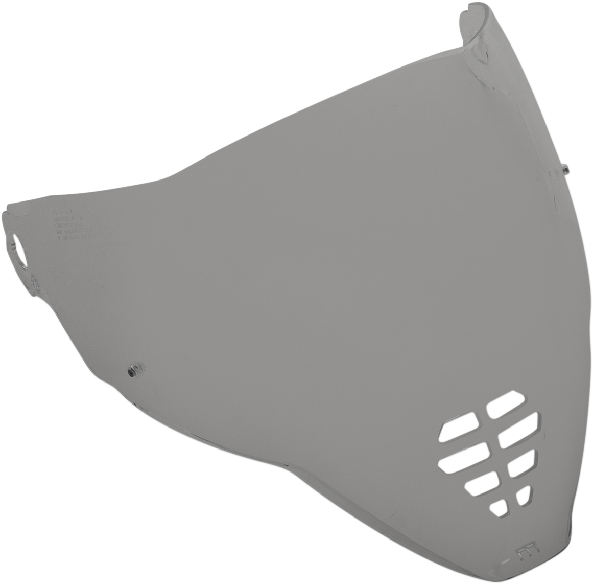 Clear ICON Airflite FliteShield helmet visor with Pinlock® readiness, designed for Bill's Exhausts helmet parts.