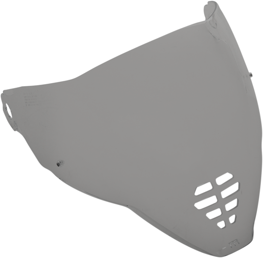 Clear ICON Airflite FliteShield helmet visor with Pinlock® readiness, designed for Bill's Exhausts helmet parts.