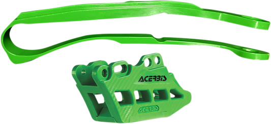 ACERBIS Chain Guide 2.0 and Slider Kit - Kawasaki KX250F/KX450F - Green 2466040006 - Howling Moto